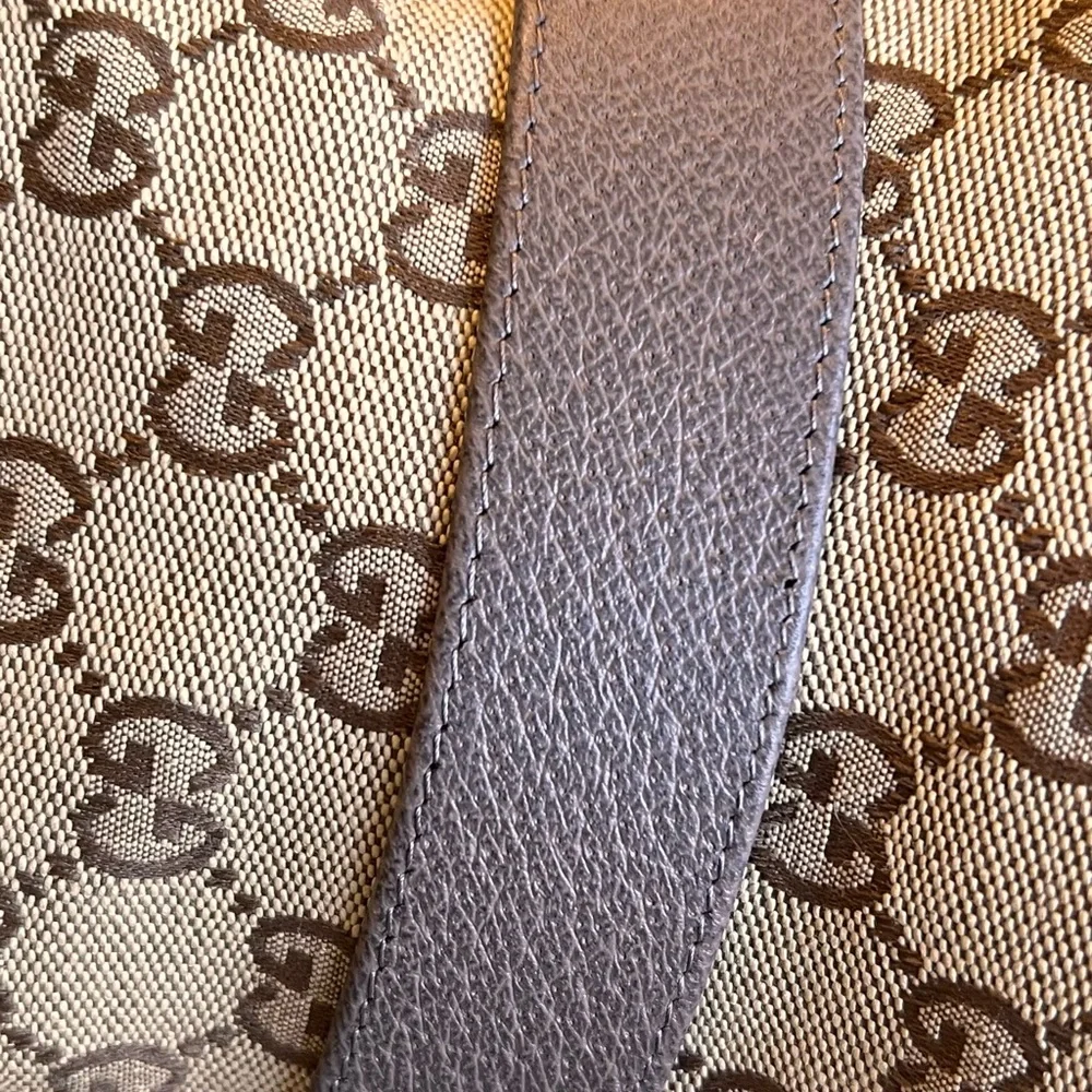 Gucci Tan and Brown Monogram Hat - Picture 12 of 15